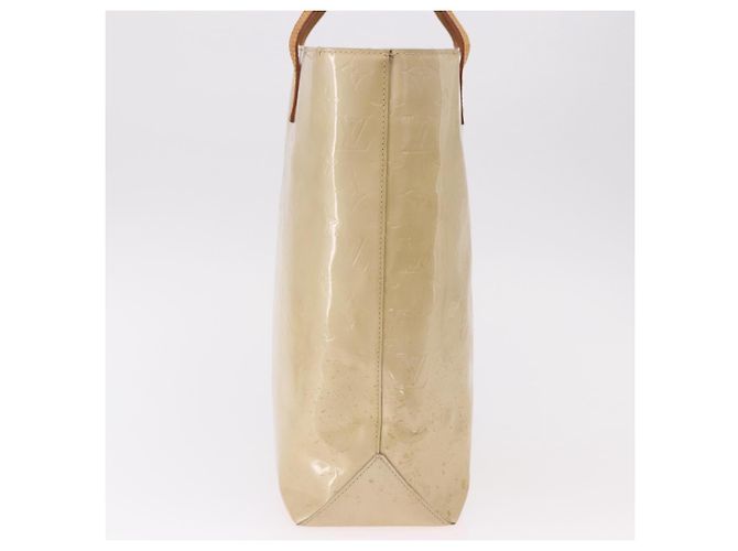 LOUIS VUITTON Borsa Monogram Vernis Reade MM Beige M91141 LV Auth 184220 - vista 4