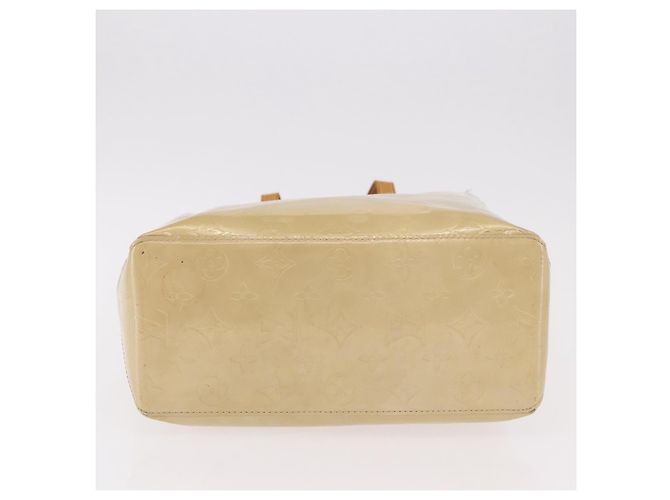 LOUIS VUITTON Borsa Monogram Vernis Reade MM Beige M91141 LV Auth 184220 - vista 5