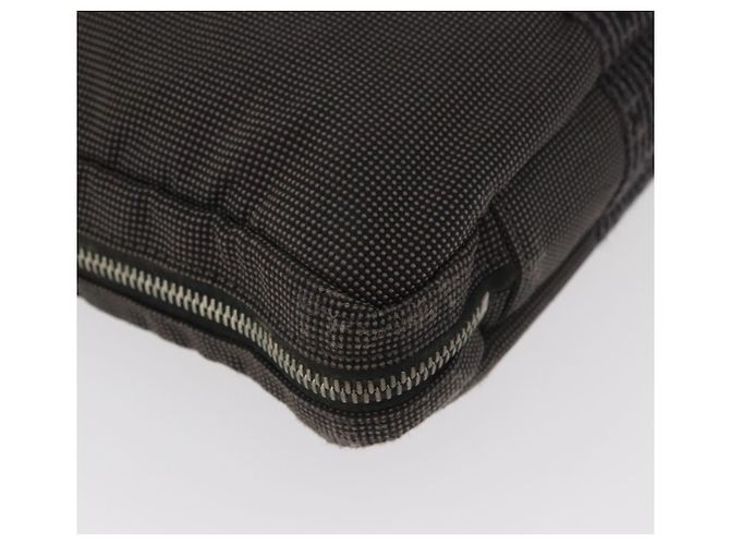 Hermès HERMES Her Line Borsa in tela nera argento Auth bs35384 Nero - vista 15