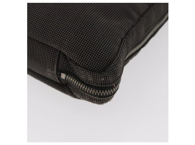 Hermès HERMES Her Line Borsa in tela nera argento Auth bs35384 Nero - vista 16