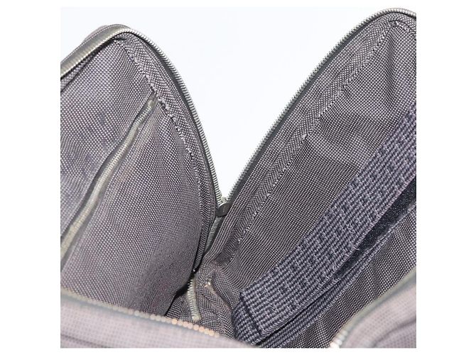 Hermès HERMES Her Line Borsa in tela nera argento Auth bs35384 Nero - vista 18