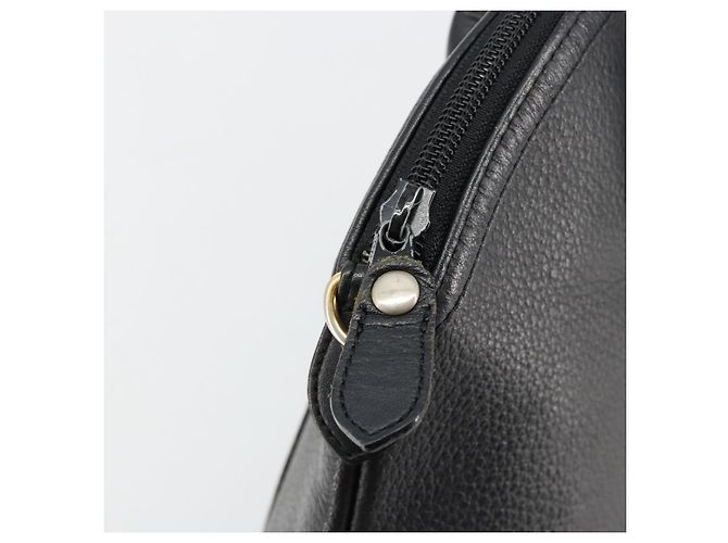 Bolso Burberry de cuero negro y dorado auténtico am11764 - vista 10