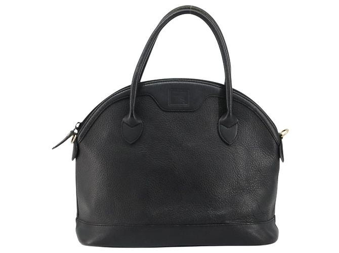 Bolso Burberry de cuero negro y dorado auténtico am11764 - vista 13