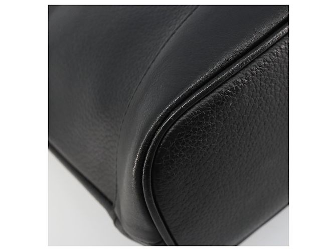 Bolso Burberry de cuero negro y dorado auténtico am11764 - vista 14