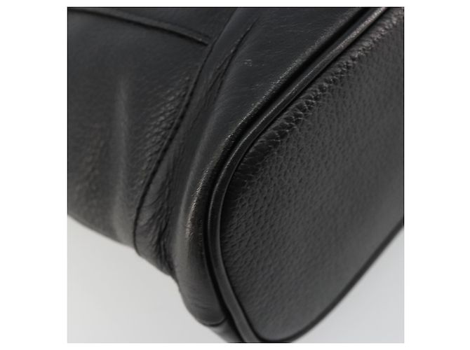 Bolso Burberry de cuero negro y dorado auténtico am11764 - vista 16