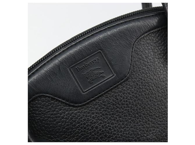 Bolso Burberry de cuero negro y dorado auténtico am11764 - vista 17