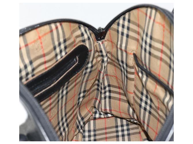 Bolso Burberry de cuero negro y dorado auténtico am11764 - vista 18