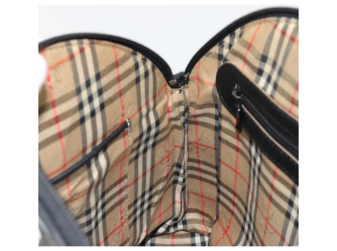 Bolso Burberry de cuero negro y dorado auténtico am11764 - vista 19