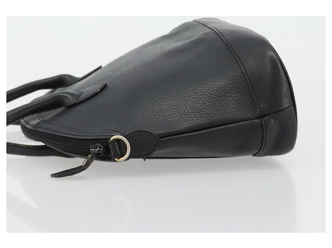 Bolso Burberry de cuero negro y dorado auténtico am11764 - vista 4