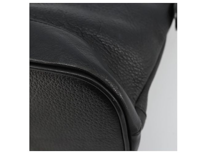 Bolso Burberry de cuero negro y dorado auténtico am11764 - vista 9