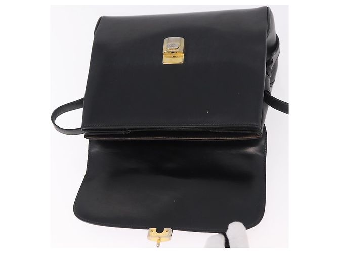 Borsa a Spalla GUCCI in Pelle Blu Navy e Oro Auth 184456 D'oro - vista 18