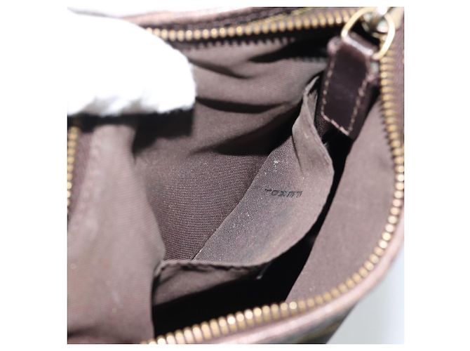 Borsa a Spalla FENDI Zucca Canvas Nero Marrone Auth 183189 - vista 21