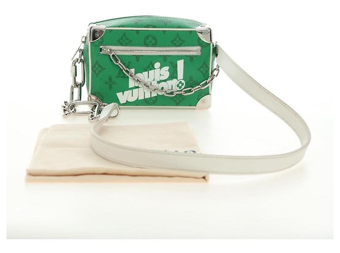 LOUIS VUITTON Monogram Everyday Mini Soft Trunk Bag Green M80816 Auth 182630M Verde Monogramma - vista 12