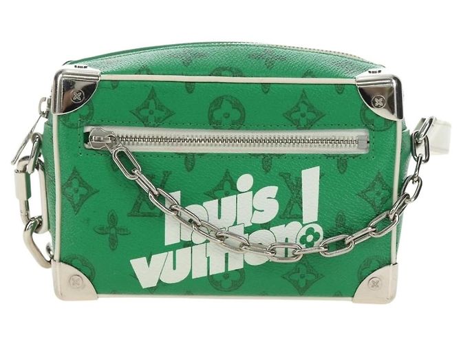 LOUIS VUITTON Monogram Everyday Mini Soft Trunk Bag Green M80816 Auth 182630M Verde Monogramma - vista 13