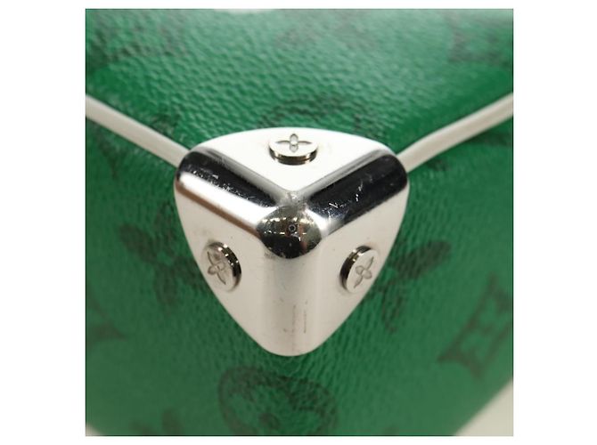 LOUIS VUITTON Monogram Everyday Mini Soft Trunk Bag Green M80816 Auth 182630M Verde Monogramma - vista 16