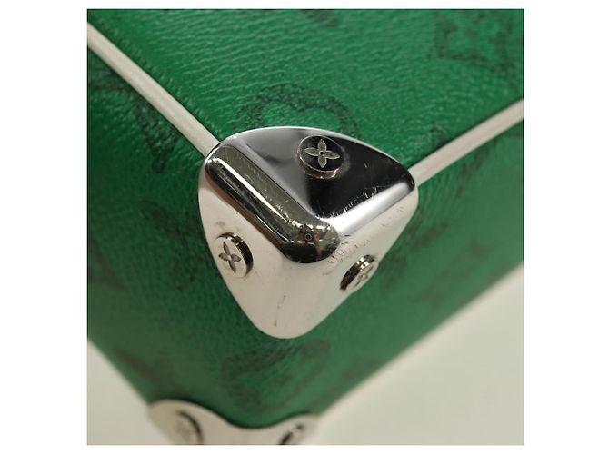 LOUIS VUITTON Monogram Everyday Mini Soft Trunk Bag Green M80816 Auth 182630M Verde Monogramma - vista 17