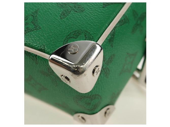 LOUIS VUITTON Monogram Everyday Mini Soft Trunk Bag Green M80816 Auth 182630M Verde Monogramma - vista 18