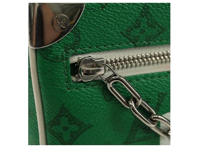 LOUIS VUITTON Monogram Everyday Mini Soft Trunk Bag Green M80816 Auth 182630M Verde Monogramma - vista 20