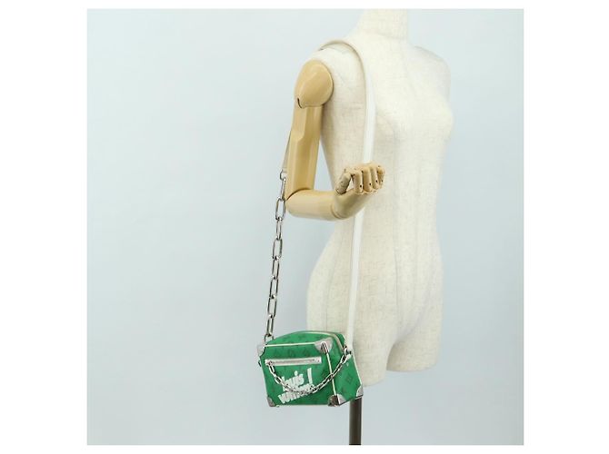 LOUIS VUITTON Monogram Everyday Mini Soft Trunk Bag Green M80816 Auth 182630M Verde Monogramma - vista 26