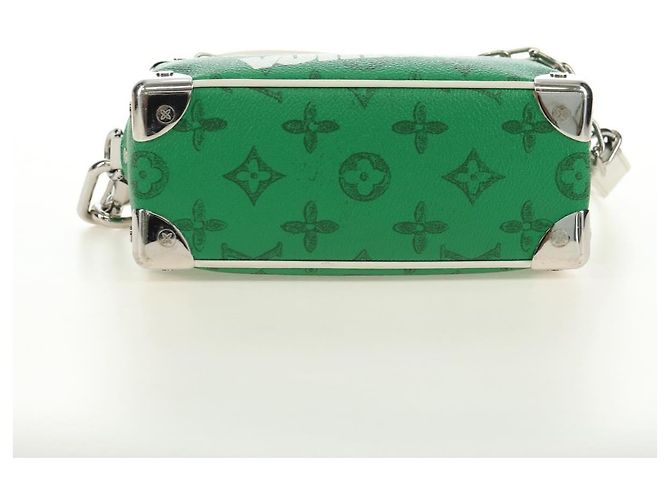 LOUIS VUITTON Monogram Everyday Mini Soft Trunk Bag Green M80816 Auth 182630M Verde Monogramma - vista 5
