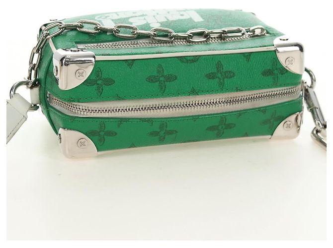 LOUIS VUITTON Monogram Everyday Mini Soft Trunk Bag Green M80816 Auth 182630M Verde Monogramma - vista 6