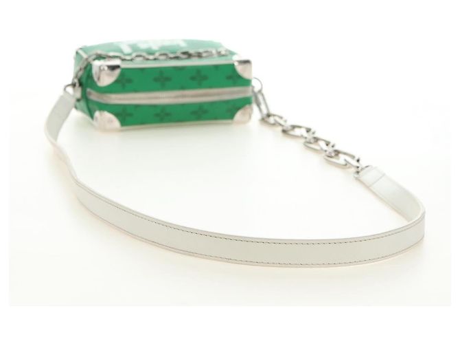 LOUIS VUITTON Monogram Everyday Mini Soft Trunk Bag Green M80816 Auth 182630M Verde Monogramma - vista 7