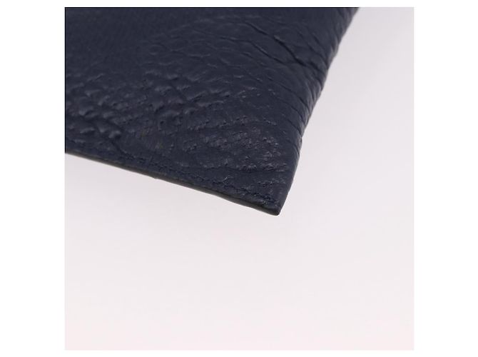 Borsa a Spalla BURBERRY in Pelle Blu Navy e Oro Auth 184458A D'oro - vista 15