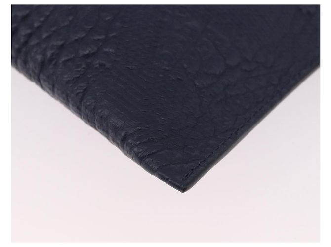 Borsa a Spalla BURBERRY in Pelle Blu Navy e Oro Auth 184458A D'oro - vista 16