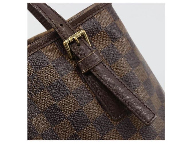 LOUIS VUITTON Borsa a Spalla Damier Ebene Marais N42240 LV Auth 183460 - vista 10