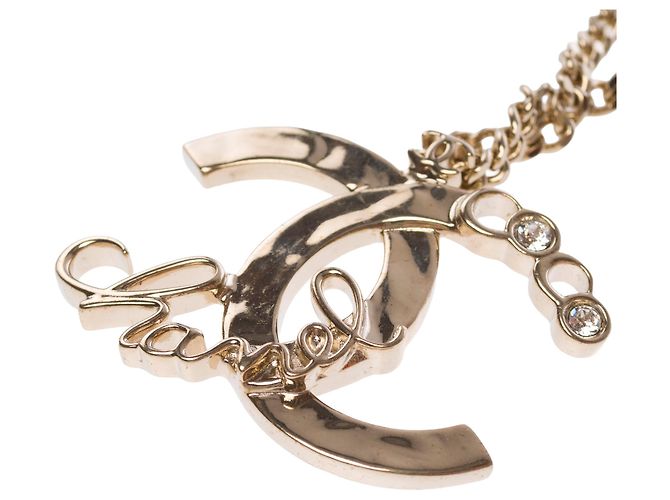Joyas CHANEL CC en Metal Dorado - 103592 - vista 6