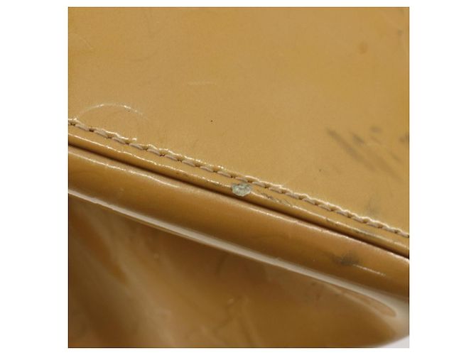 LOUIS VUITTON Borsa Monogram Vernis Maple Drive Noisette M91376 Autentica gh2083 Nocciola - vista 10