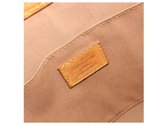 LOUIS VUITTON Borsa Monogram Vernis Maple Drive Noisette M91376 Autentica gh2083 Nocciola - vista 19