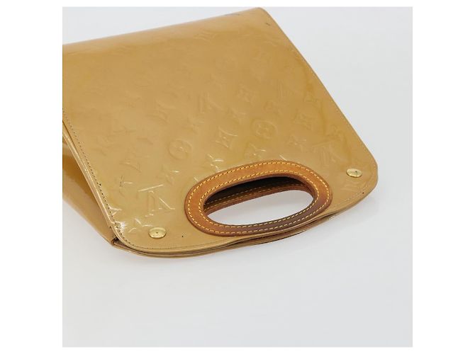 LOUIS VUITTON Borsa Monogram Vernis Maple Drive Noisette M91376 Autentica gh2083 Nocciola - vista 6