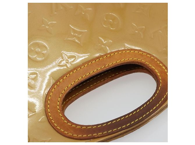 LOUIS VUITTON Borsa Monogram Vernis Maple Drive Noisette M91376 Autentica gh2083 Nocciola - vista 7