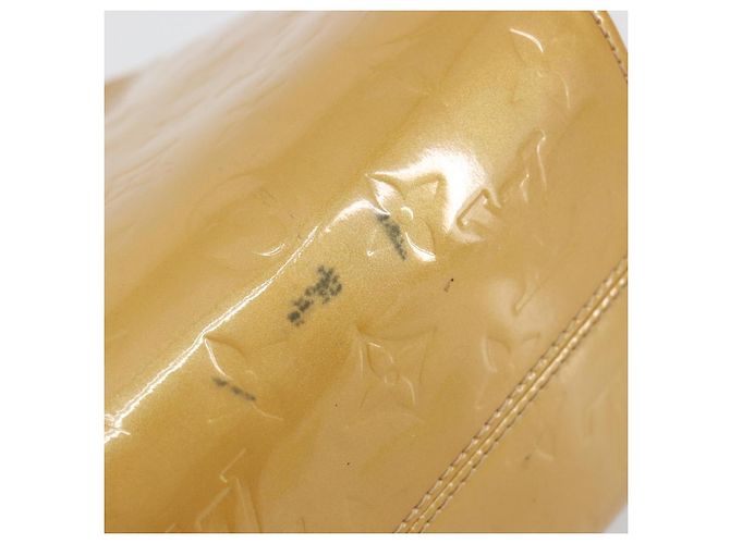 LOUIS VUITTON Borsa Monogram Vernis Maple Drive Noisette M91376 Autentica gh2083 Nocciola - vista 9