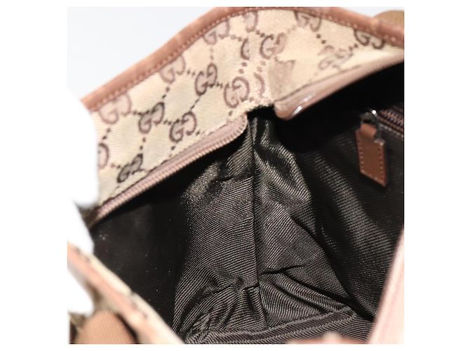 Borsa Tote GUCCI GG Canvas Beige Argento 28893 Auth gh2075 - vista 20
