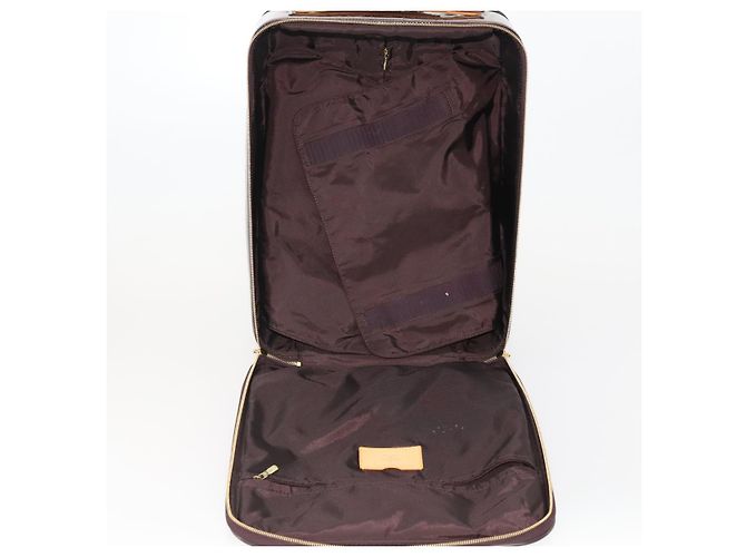 LOUIS VUITTON Monogram Vernis Pegas 45 Valigia Amarante M91277 LV Auth 181626A Bordò - vista 10