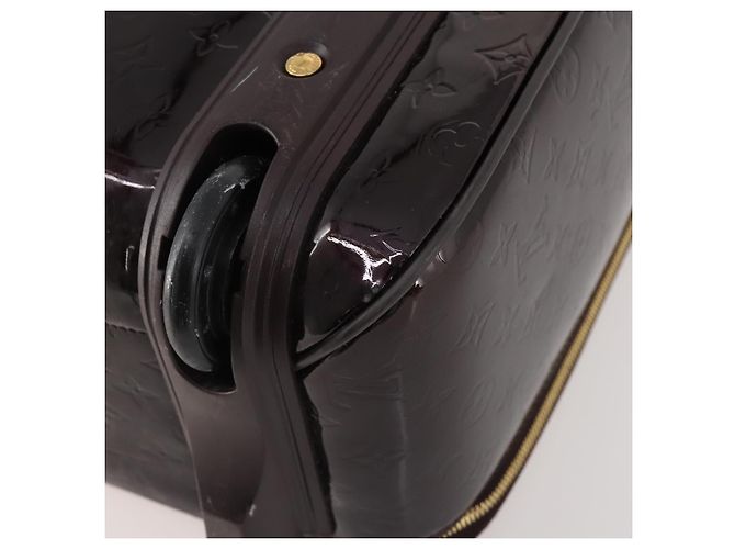 LOUIS VUITTON Monogram Vernis Pegas 45 Valigia Amarante M91277 LV Auth 181626A Bordò - vista 18