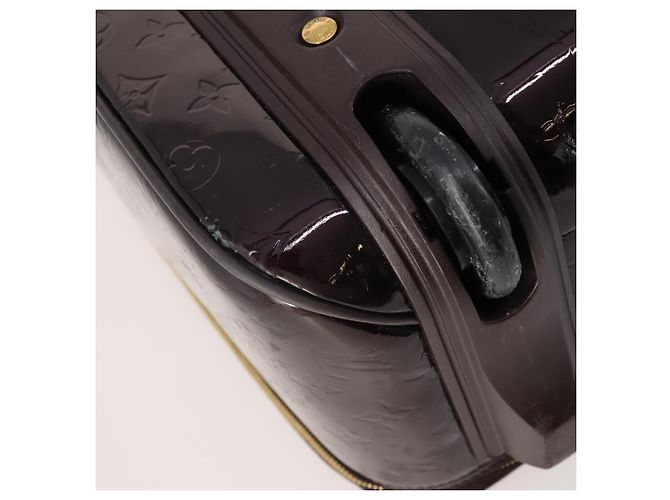 LOUIS VUITTON Monogram Vernis Pegas 45 Valigia Amarante M91277 LV Auth 181626A Bordò - vista 19