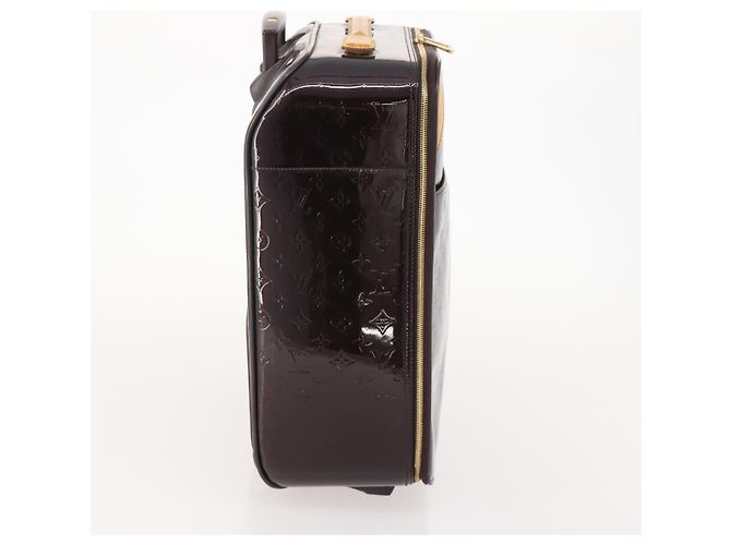 LOUIS VUITTON Monogram Vernis Pegas 45 Valigia Amarante M91277 LV Auth 181626A Bordò - vista 4