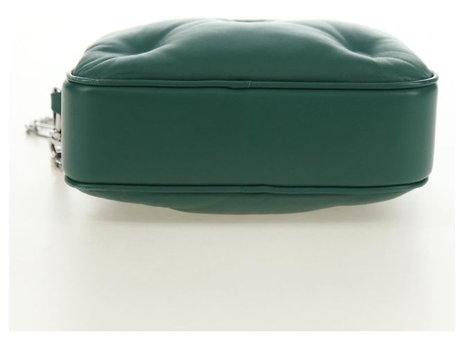 Autre Marque Borsa a Spalla con Catena Maison Margiela in Pelle Verde Argento am11687M - vista 5