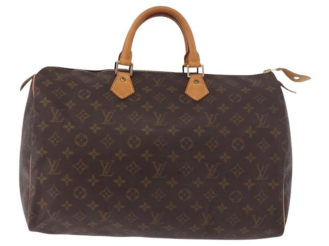 LOUIS VUITTON Bolso Monogram Speedy 40 M41522 LV Auth 183967A Monograma - vista 13