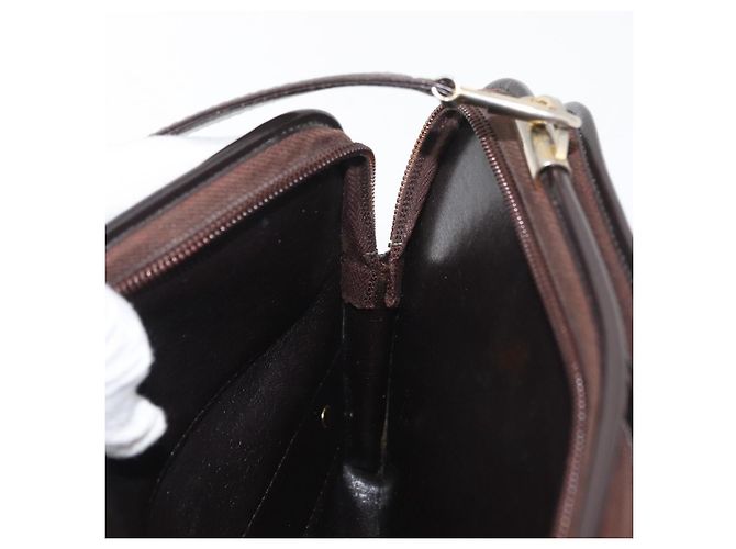 Borsa a Spalla Christian Dior Trotter Canvas Beige Oro Autentica 182688 - vista 19