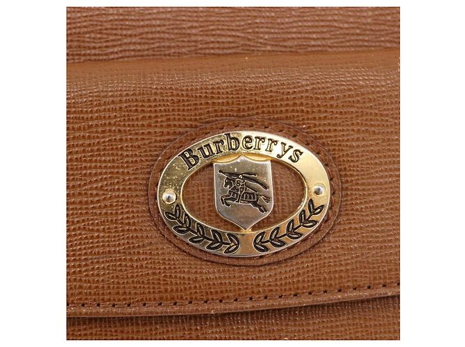 Borsa Tote Burberry in pelle beige oro Auth 183056 D'oro - vista 10