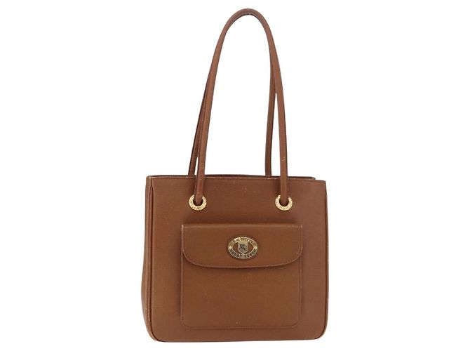 Borsa Tote Burberry in pelle beige oro Auth 183056 D'oro - vista 13
