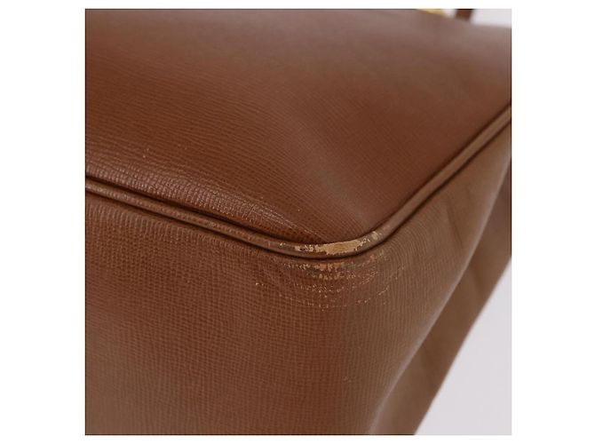 Borsa Tote Burberry in pelle beige oro Auth 183056 D'oro - vista 16