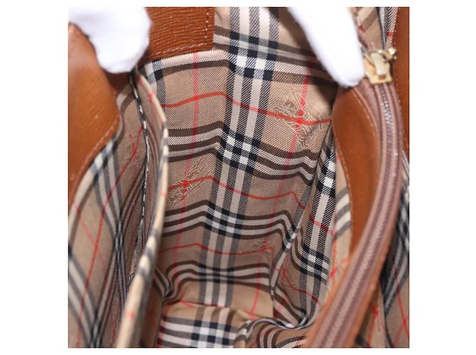 Borsa Tote Burberry in pelle beige oro Auth 183056 D'oro - vista 21