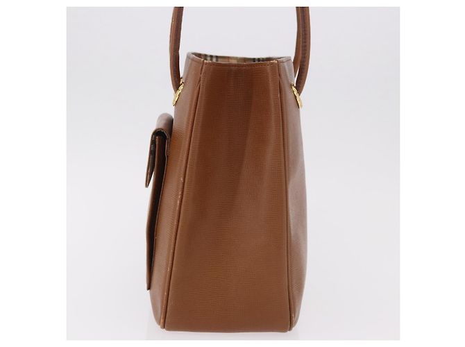 Borsa Tote Burberry in pelle beige oro Auth 183056 D'oro - vista 3