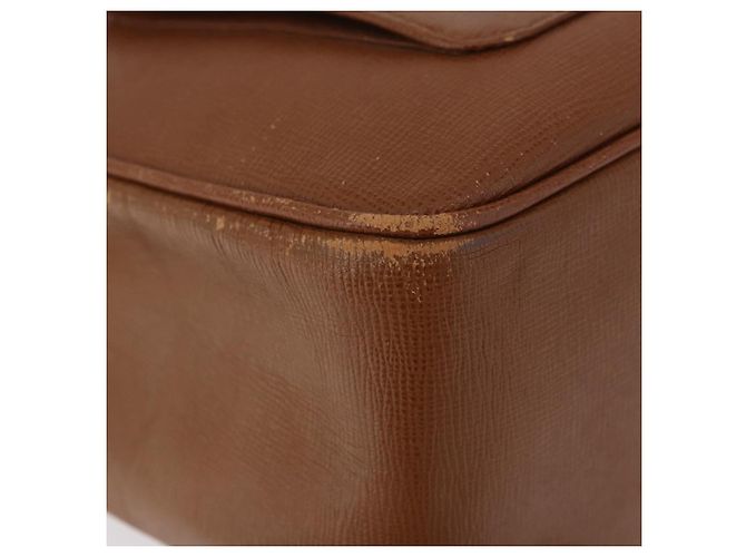 Borsa Tote Burberry in pelle beige oro Auth 183056 D'oro - vista 9