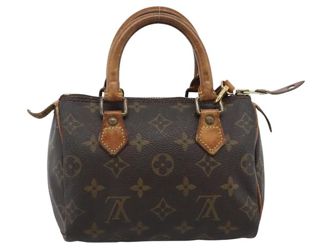 LOUIS VUITTON Monogram Mini Speedy Bandouliere Japon 88 Bag M99014 Auth bs35472 Monogramma - vista 2